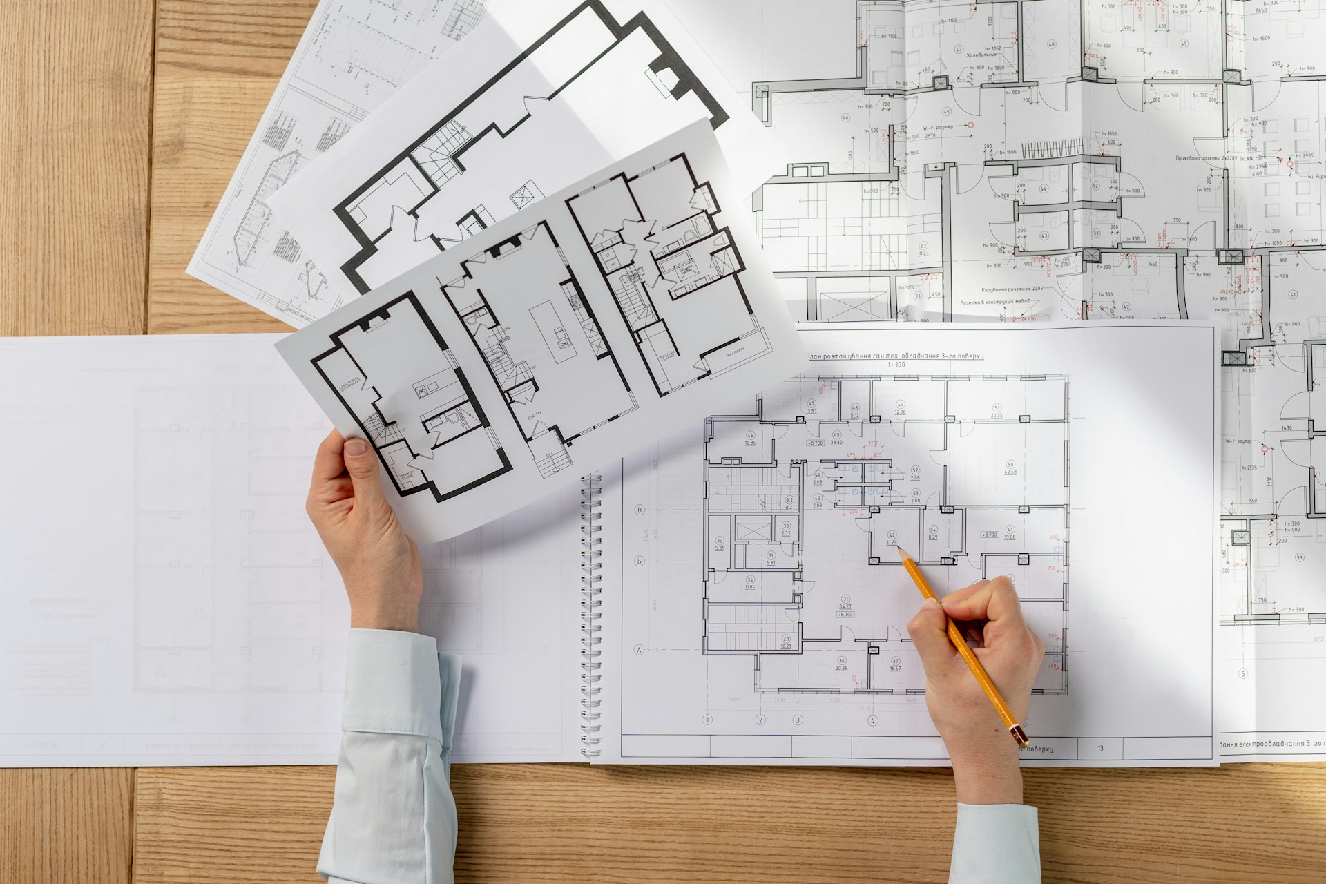 comparing floor plans