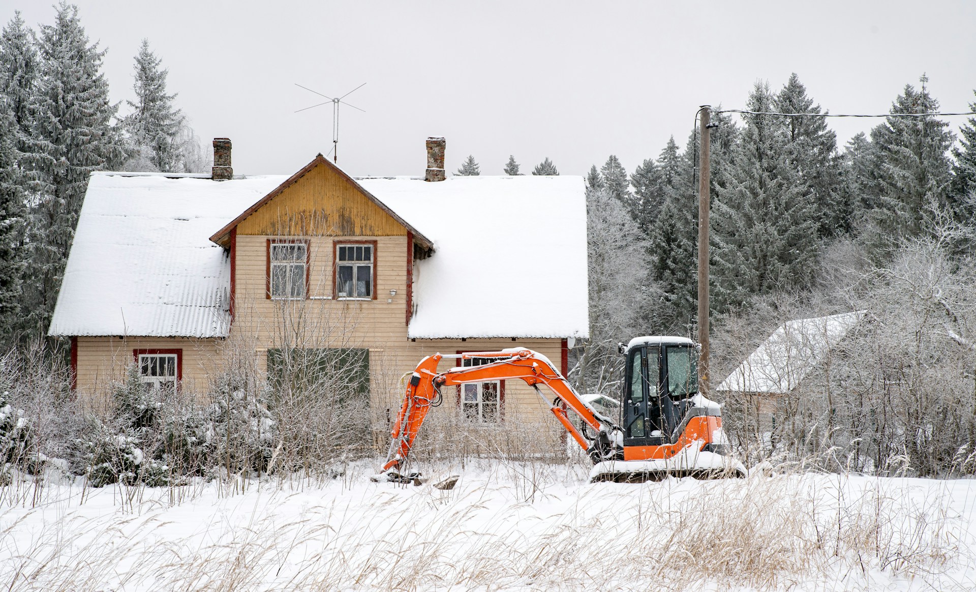 winter home construction